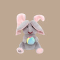 EACAOFG Peek-a-Boo Animated Plush Toy - Singing & Hiding Elephant/Bear Companion - Interactive Musical Stuffed Animal for Baby & Toddler